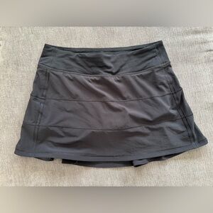 lululemon athletica Black Tennis Skirt- like new!